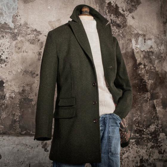 LE "PARDESSUS" EN LAINE - KAKI