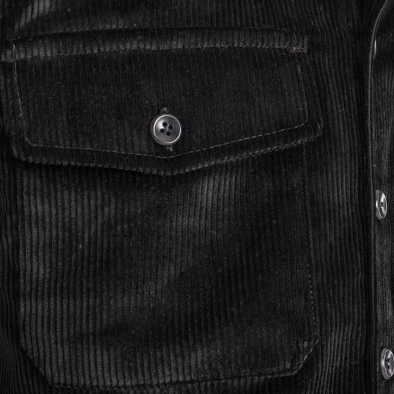 LA SURCHEMISE "BAROUDEUR" VELOURS BLACK