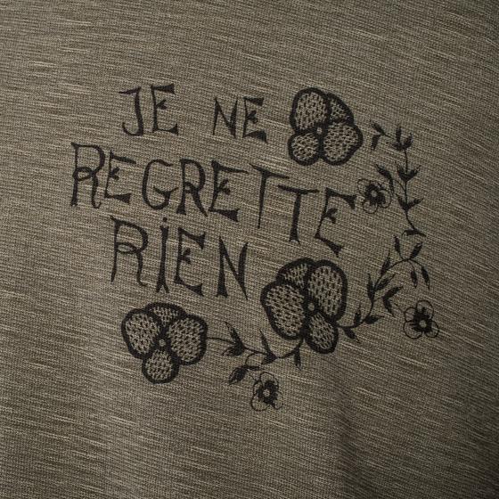 LE TRICOT "JE NE REGRETTE RIEN"