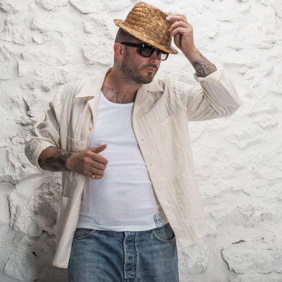 LA CHEMISE CUBA "GUAYABERA" - NATURAL