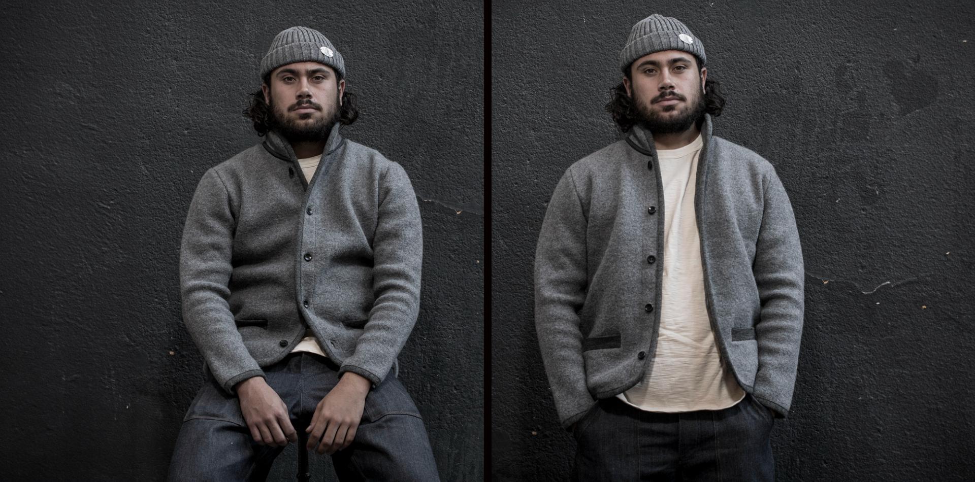 LE VESTON "COL OFFICIER"