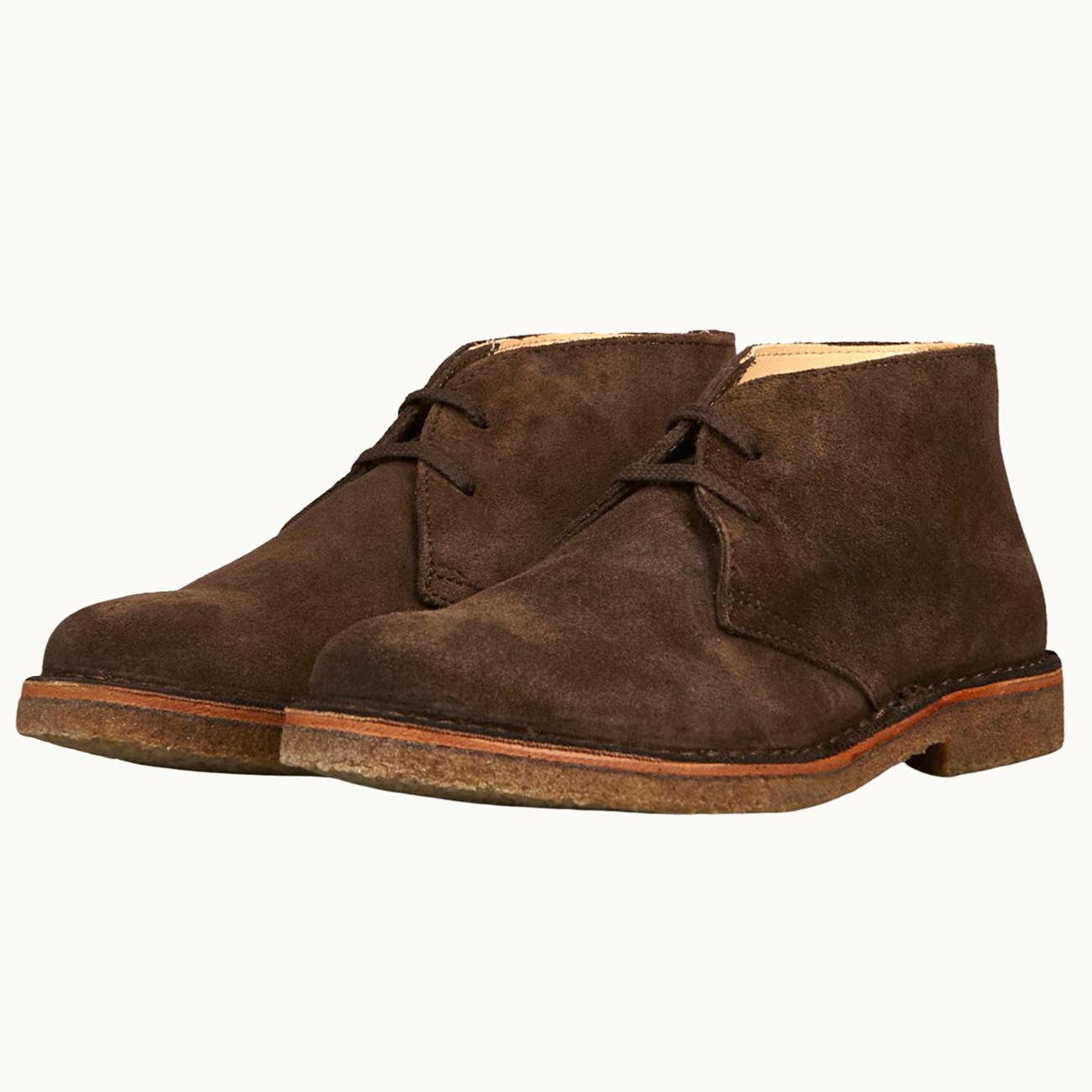 ASTORFLEX DESERT BOOTS - DARK CHESTNUT