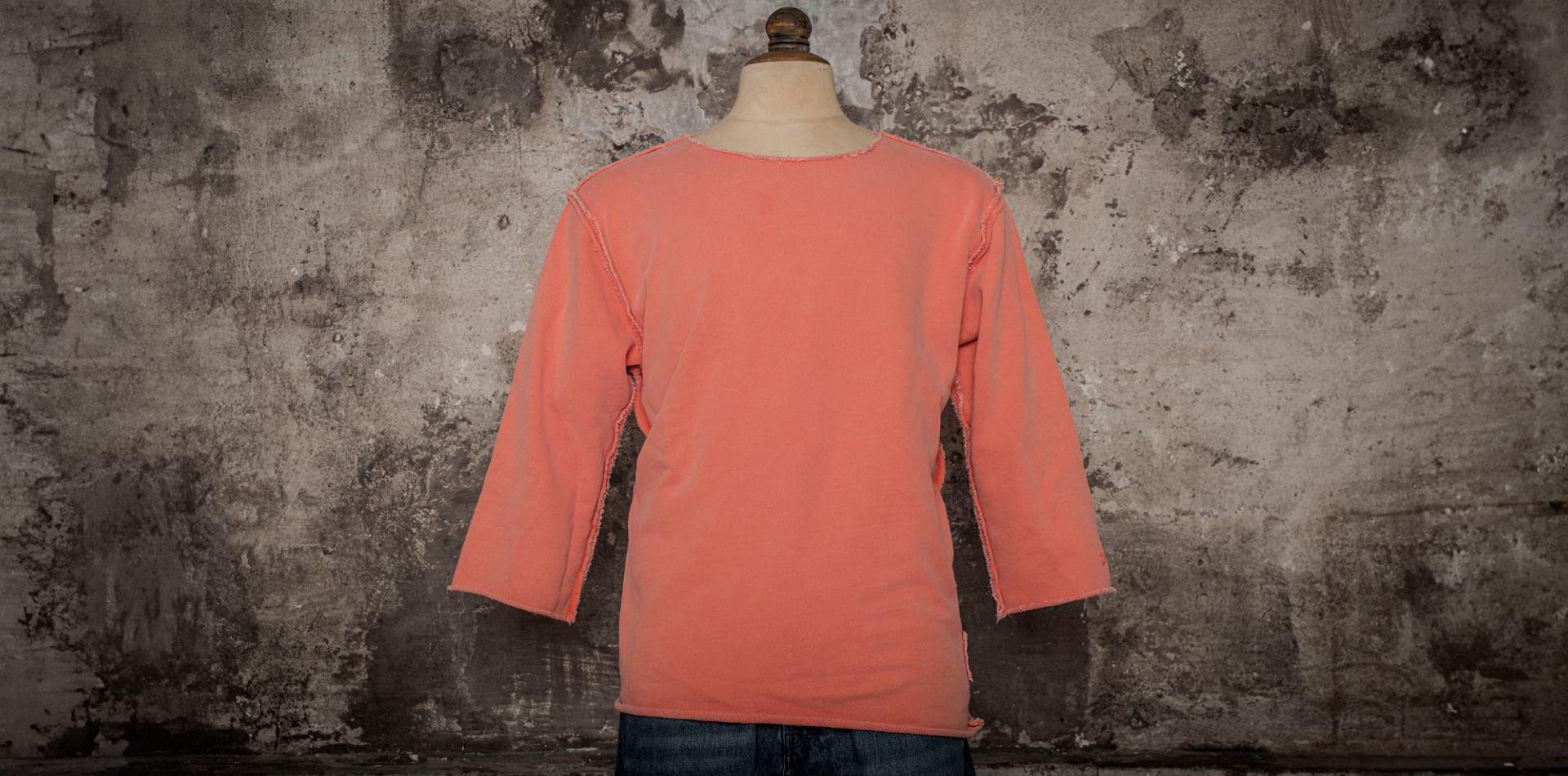 LE SWEAT "JO LE BOXEUR" ORANGE