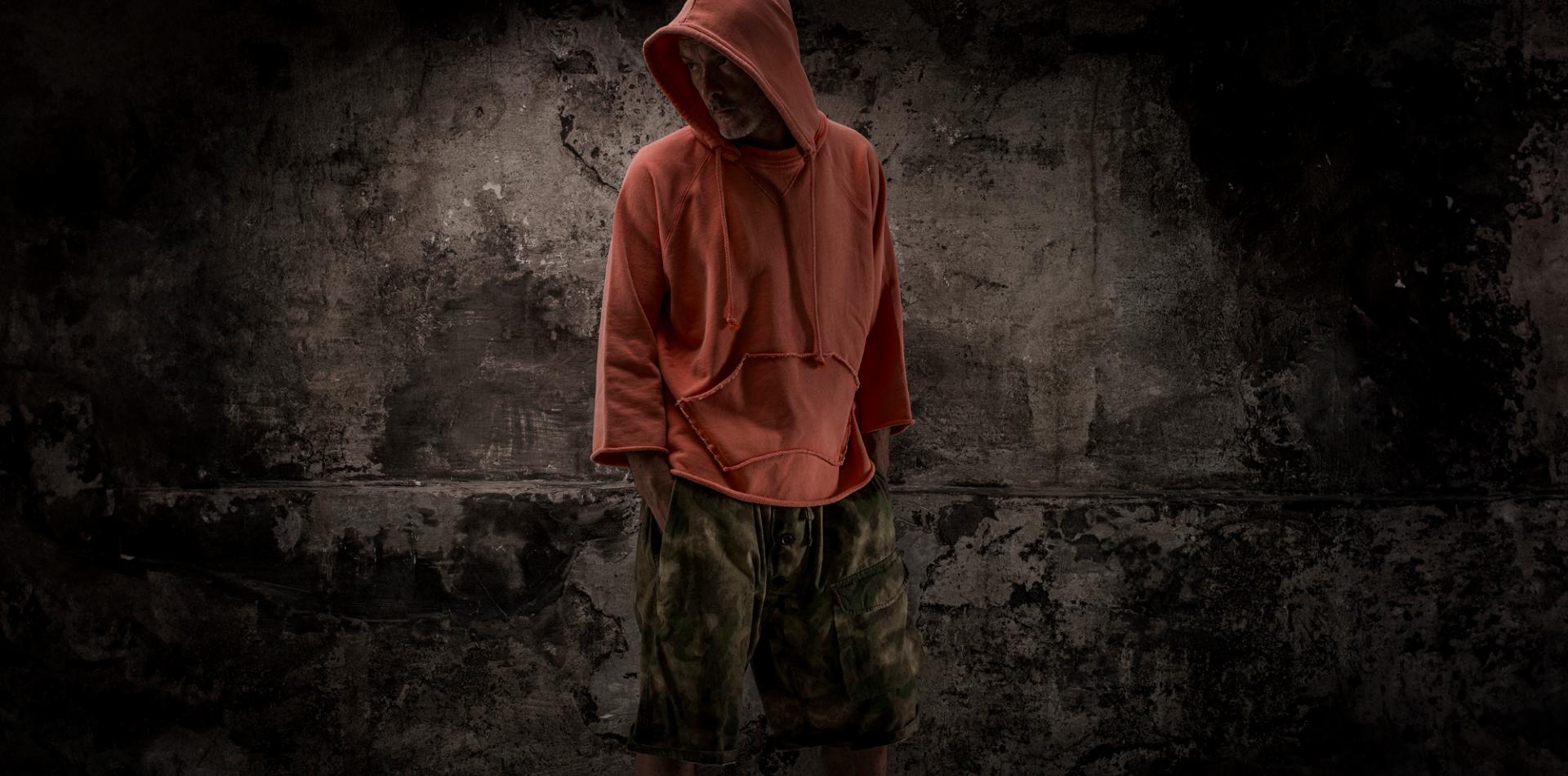 BOXING SWEATSHIRT "BASIC VINTAGE" 3/4 SLEEVES