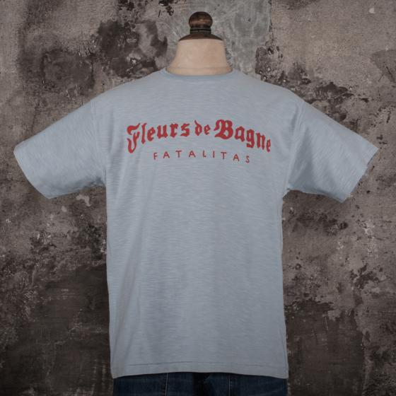 LE TRICOT FLEURS DE BAGNE "FATALITAS" LIGHT BLUE