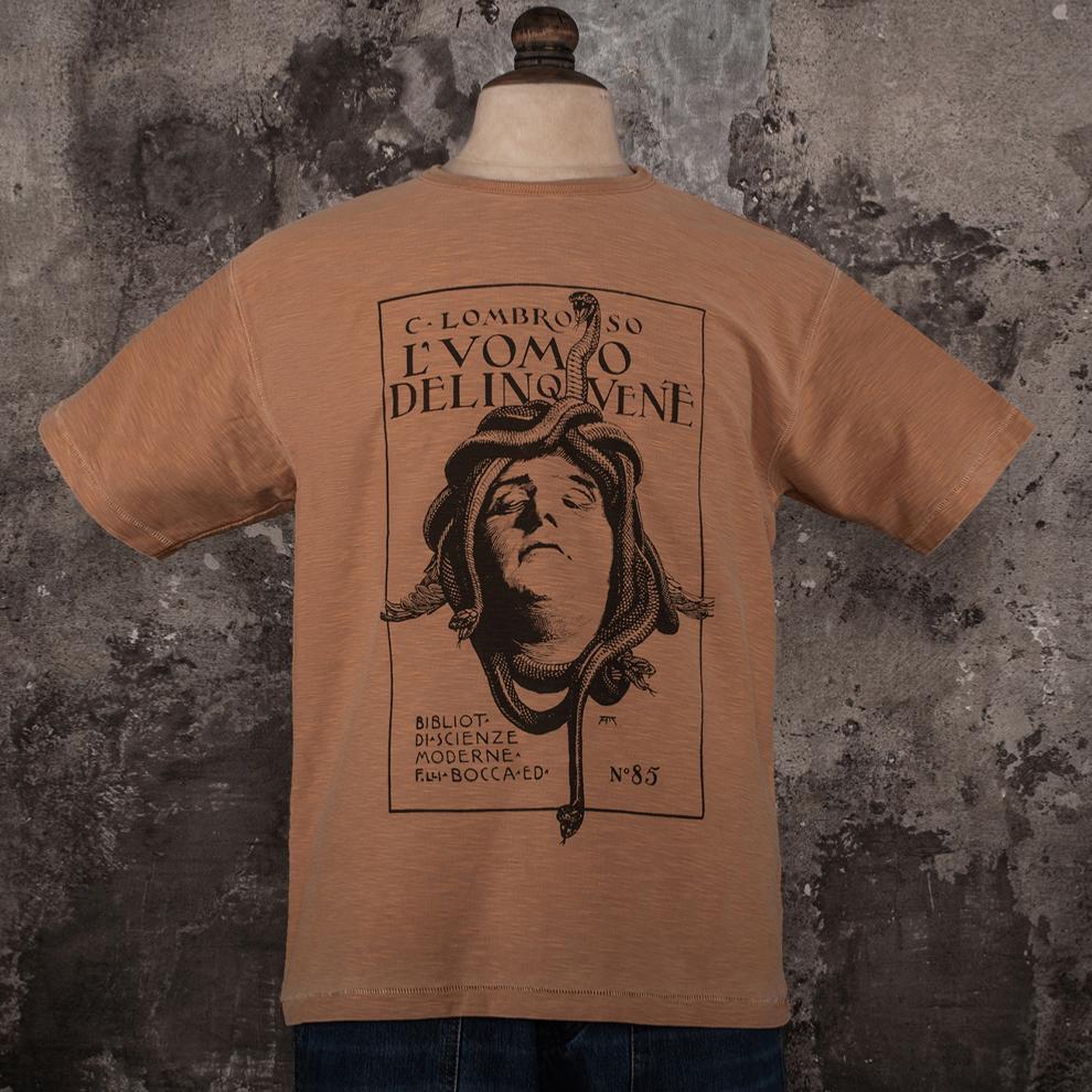 LE TRICOT "L'UOMO DELINQUENTE - CESARE LOMBROSO" OLD YELLOW