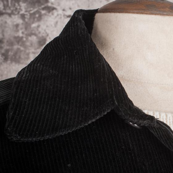 LA SURCHEMISE "BAROUDEUR" VELOURS BLACK