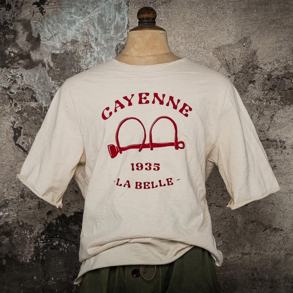 LE TRICOT "CAYENNE LA BELLE" MANCHES COURTES