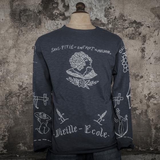 MARINIÈRE VIEILLE ÉCOLE "FULL PRINTED BOUSILLÉS"