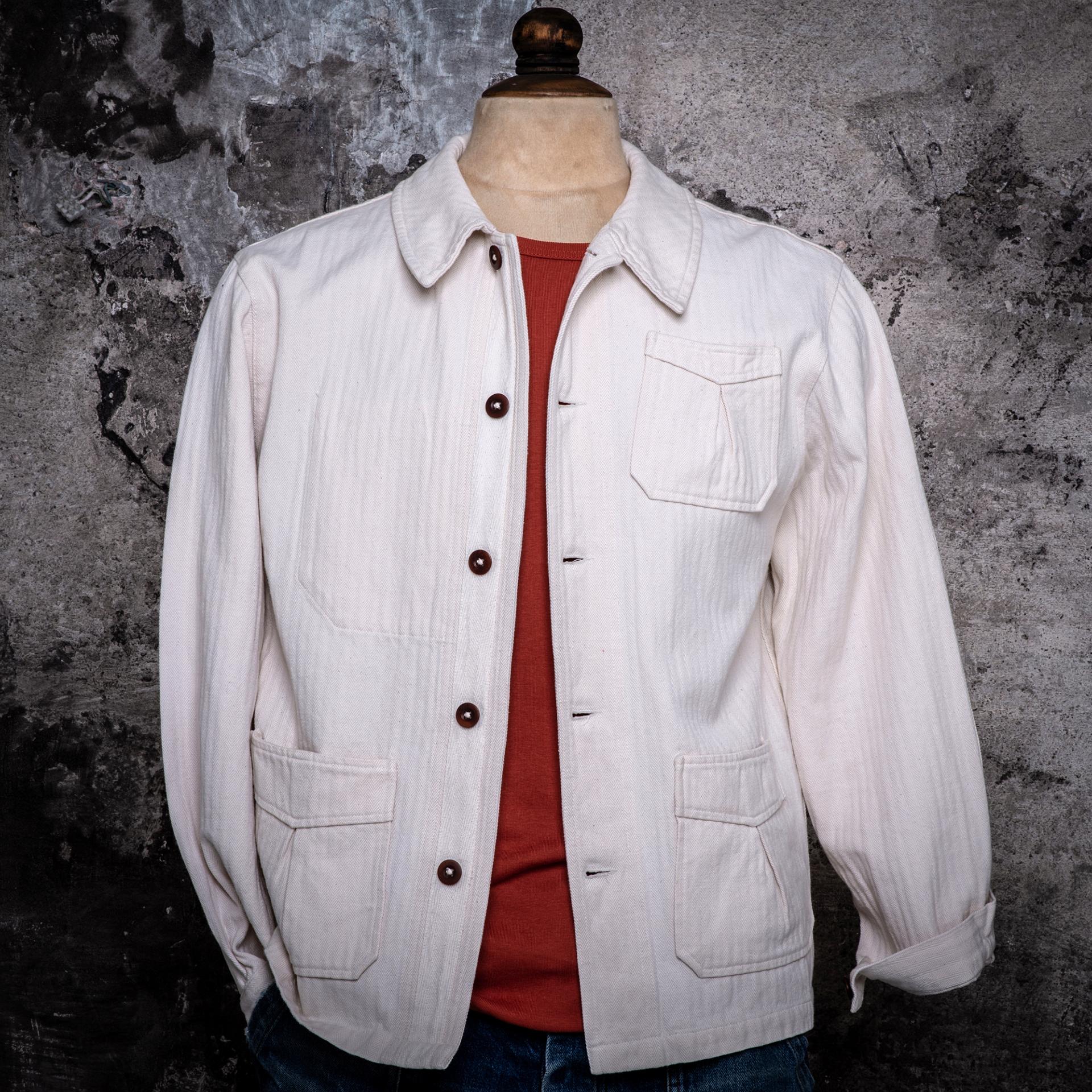 THE "DESERTEUR" JACKET HBT NATURAL