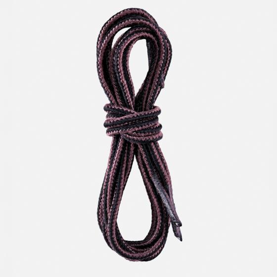 LACETS RONDS NOIRS/MARRON - 122 CM