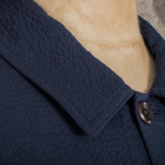 LA CHEMISE CARGO "SEERSUCKER“ NAVY