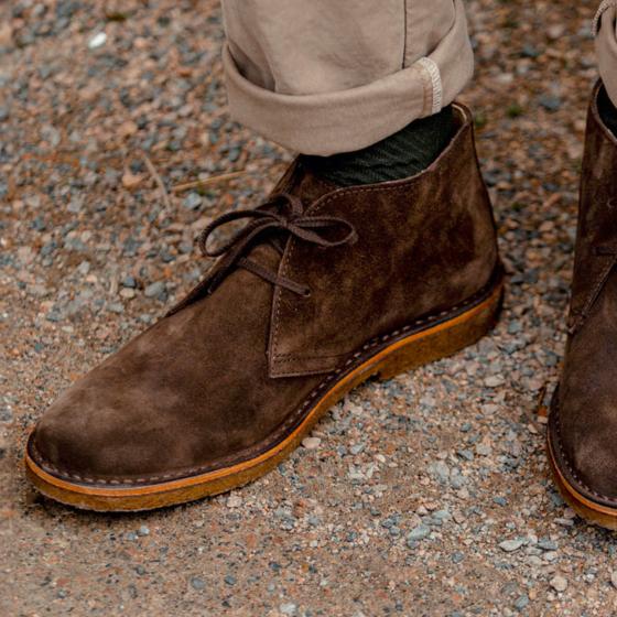 ASTORFLEX DESERT BOOTS - DARK CHESTNUT