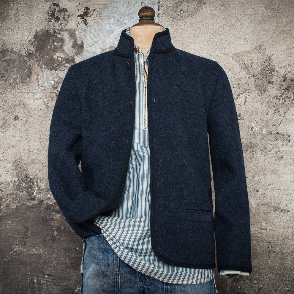 LE VESTON "COL OFFICIER"