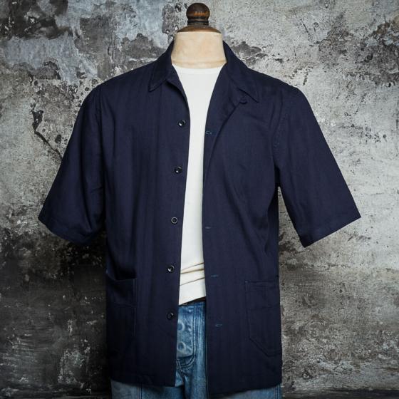 THE SHIRT "CUBA 2 POCKETS" - HBT INDIGO