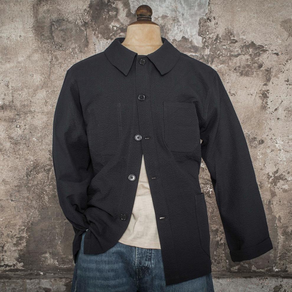 LA VESTE "LE NERVI" SEERSUCKER BLACK