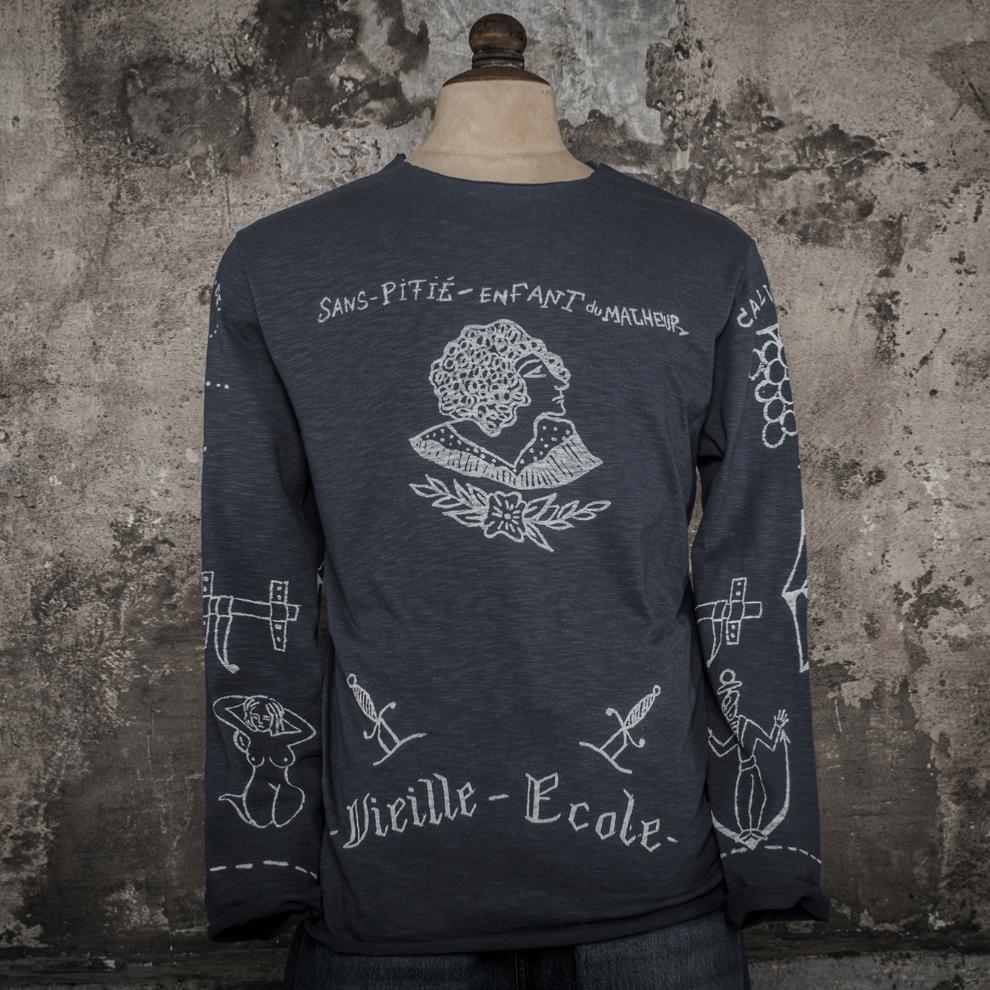 MARINIÈRE VIEILLE ÉCOLE "FULL PRINTED BOUSILLÉS"