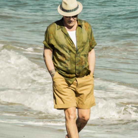 LE SHORT "CHINO" CAMEL