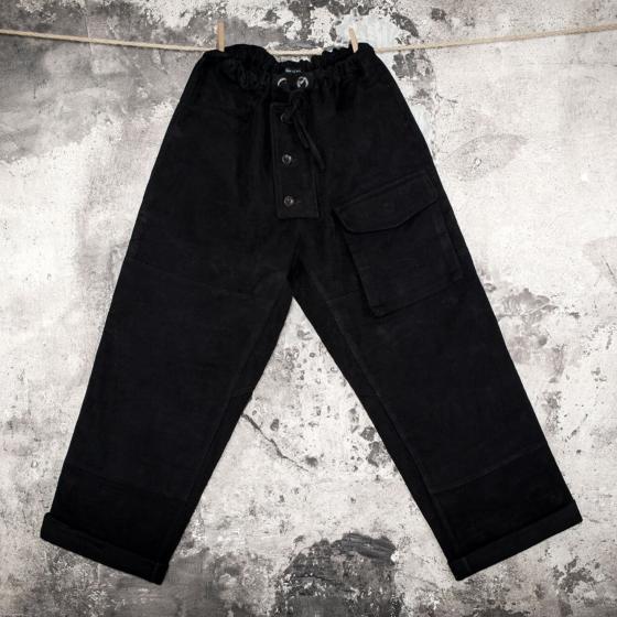 THE MOLESKIN "SUBMARINER" PANT BLACK