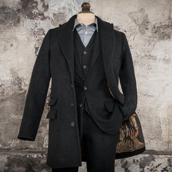 THE WOOL OVERCOAT ANTHRACITE