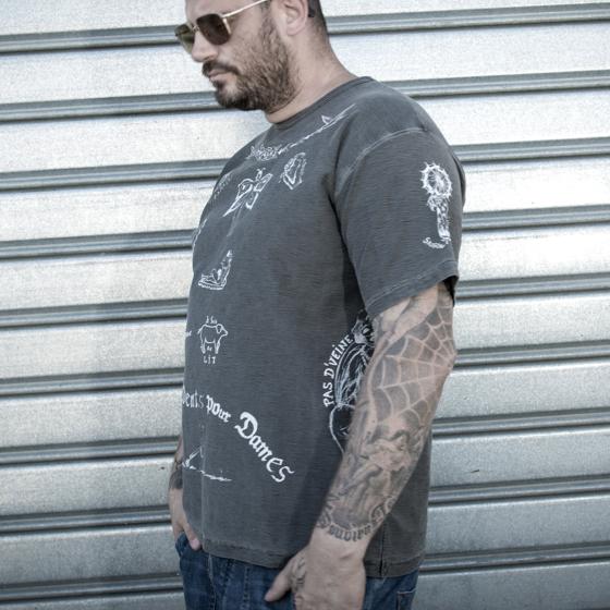 LE TRICOT "LE VICE DANS LA PEAU" OLD BLACK