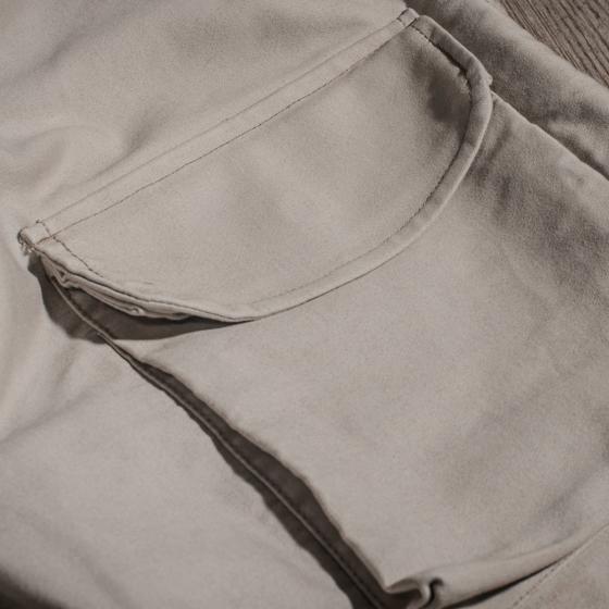 LE PANTALON SUBMARINER - STONED NATURAL MOLESKINE