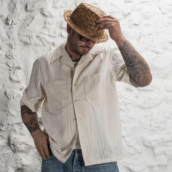 LA CHEMISETTE CUBA "GUAYABERA" - NATURAL