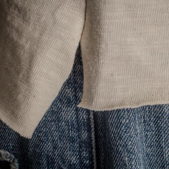 MARINIERE UNI MANCHES LONGUES