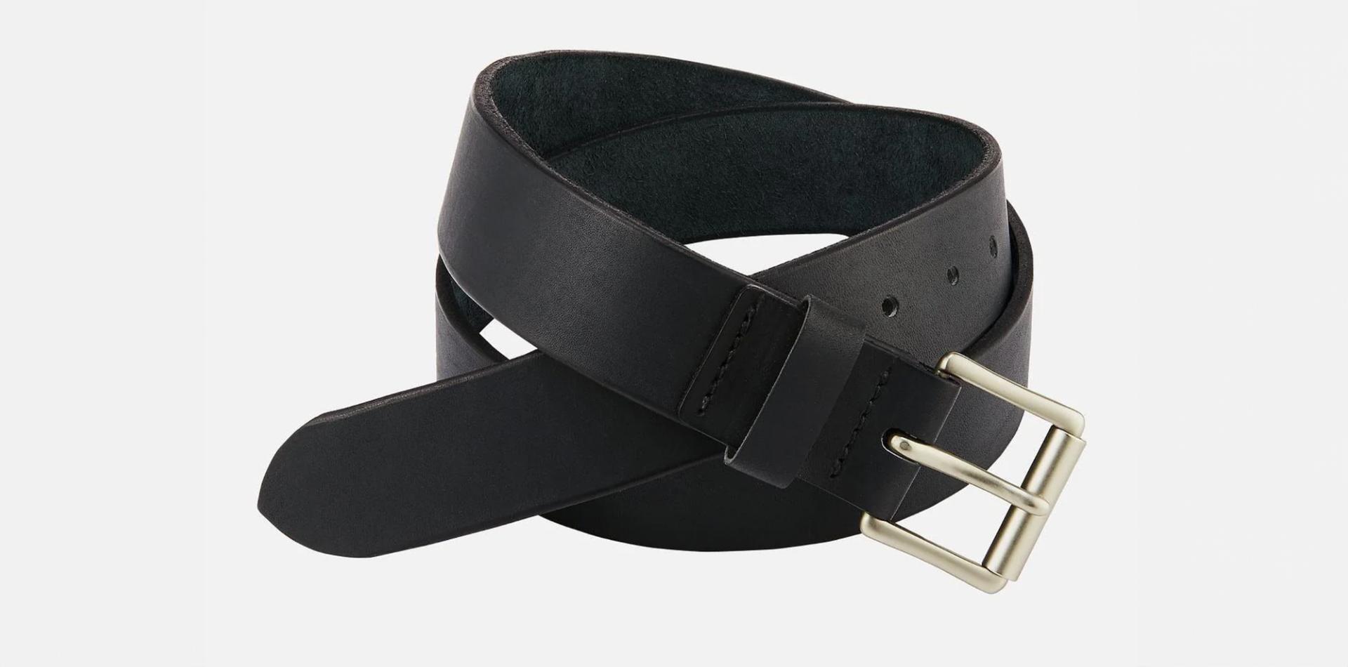 CEINTURE CUIR BLACK PIONEER