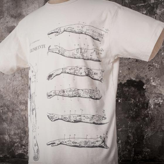 LE TRICOT "TATUAGGIO DI CRIMINALI - CESARE LOMBROSO"