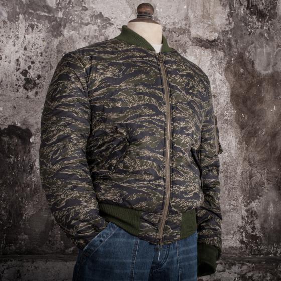 LE "BOMBERS" MA-1 TIGER STRIPE