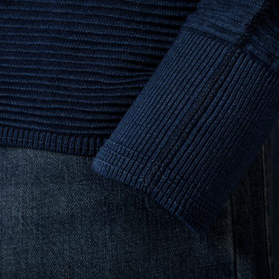 LE THERMAL HENLEY "ALBERT" - INDIGO