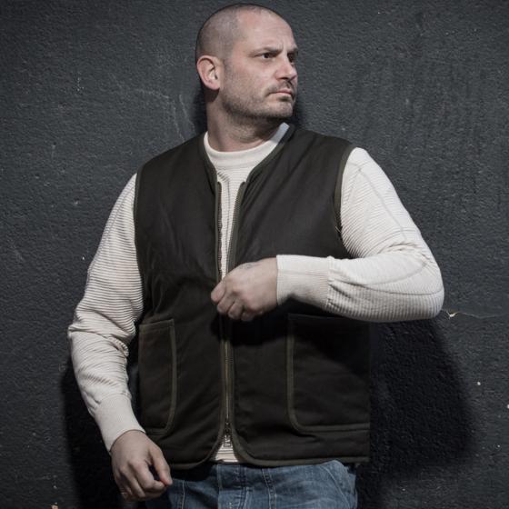 LE GILET "DISCIPLINE" KAKI