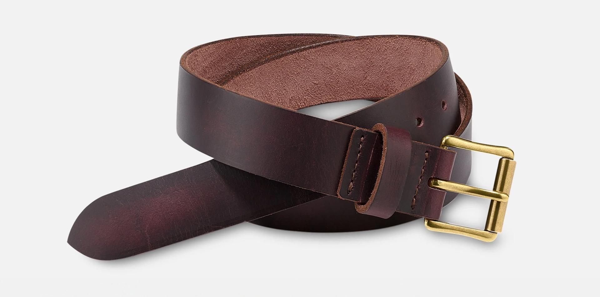 CEINTURE CUIR BLACK CHERRY EXCALIBUR