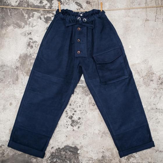 THE MOLESKIN "SUBMARINER" PANT  NAVY