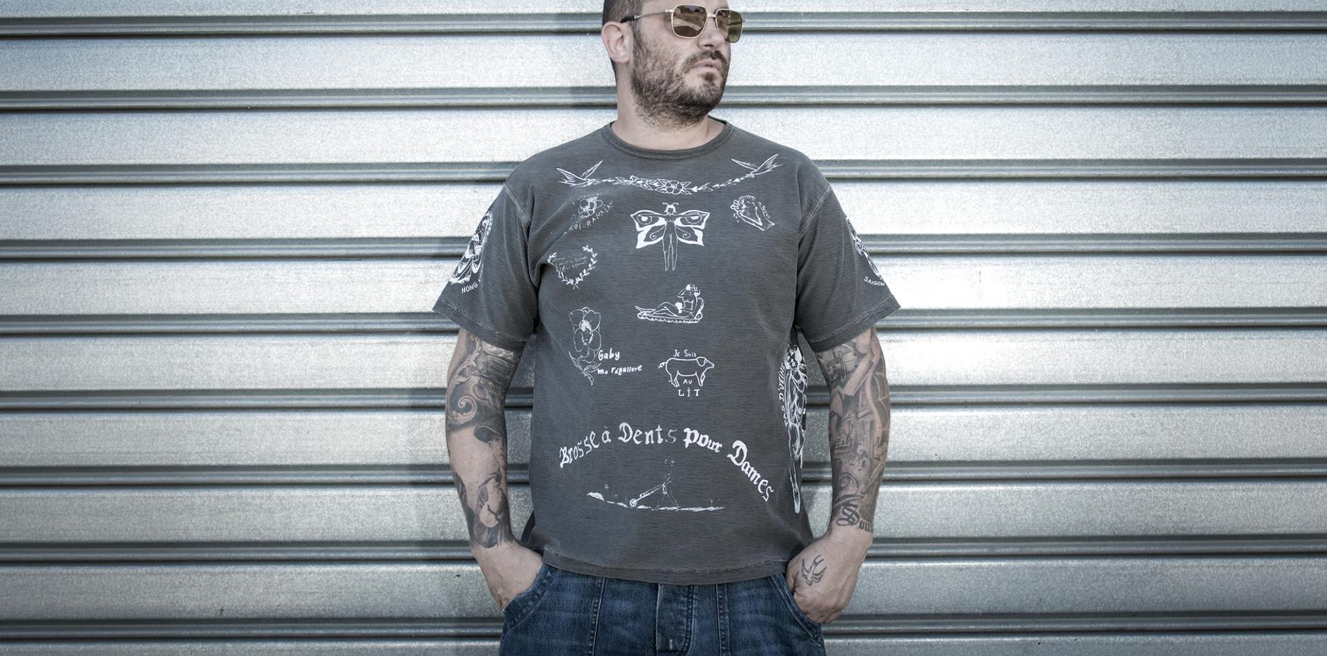 LE TRICOT "LE VICE DANS LA PEAU" OLD BLACK