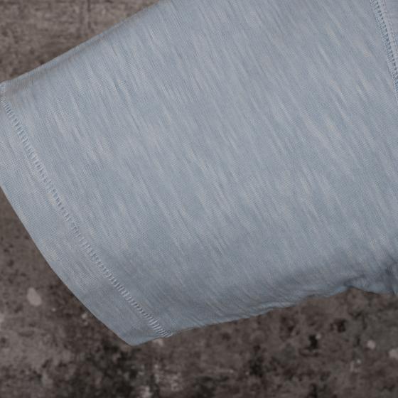 LE TRICOT FLEURS DE BAGNE "FATALITAS" LIGHT BLUE