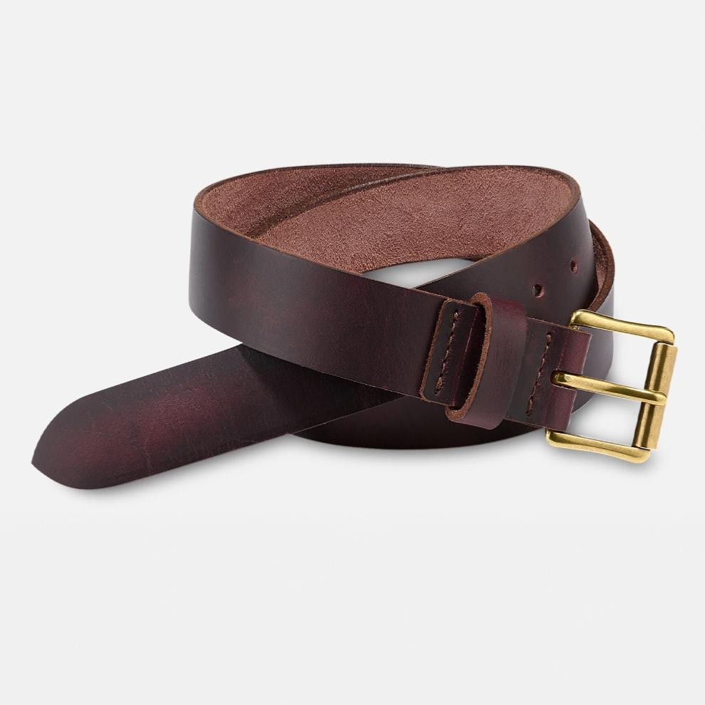 CEINTURE CUIR BLACK CHERRY EXCALIBUR