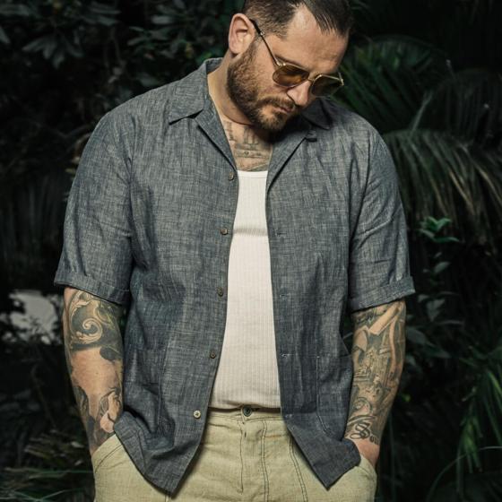 THE SHIRT "CUBA 2 POCKETS" - CHAMBRAY