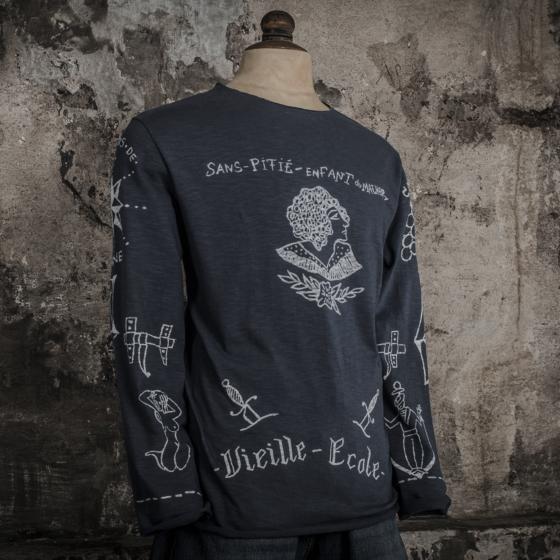 MARINIÈRE VIEILLE ÉCOLE "FULL PRINTED BOUSILLÉS"