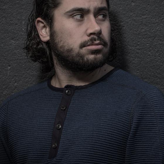 LE THERMAL HENLEY "ALBERT" - INDIGO