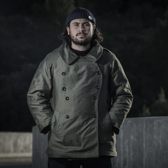 LA VESTE "MODELE M38" MOLESKINE KAKI