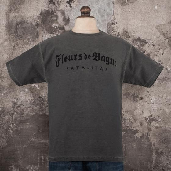 LE TRICOT "FLEURS DE BAGNE FATALITAS" OLD BLACK