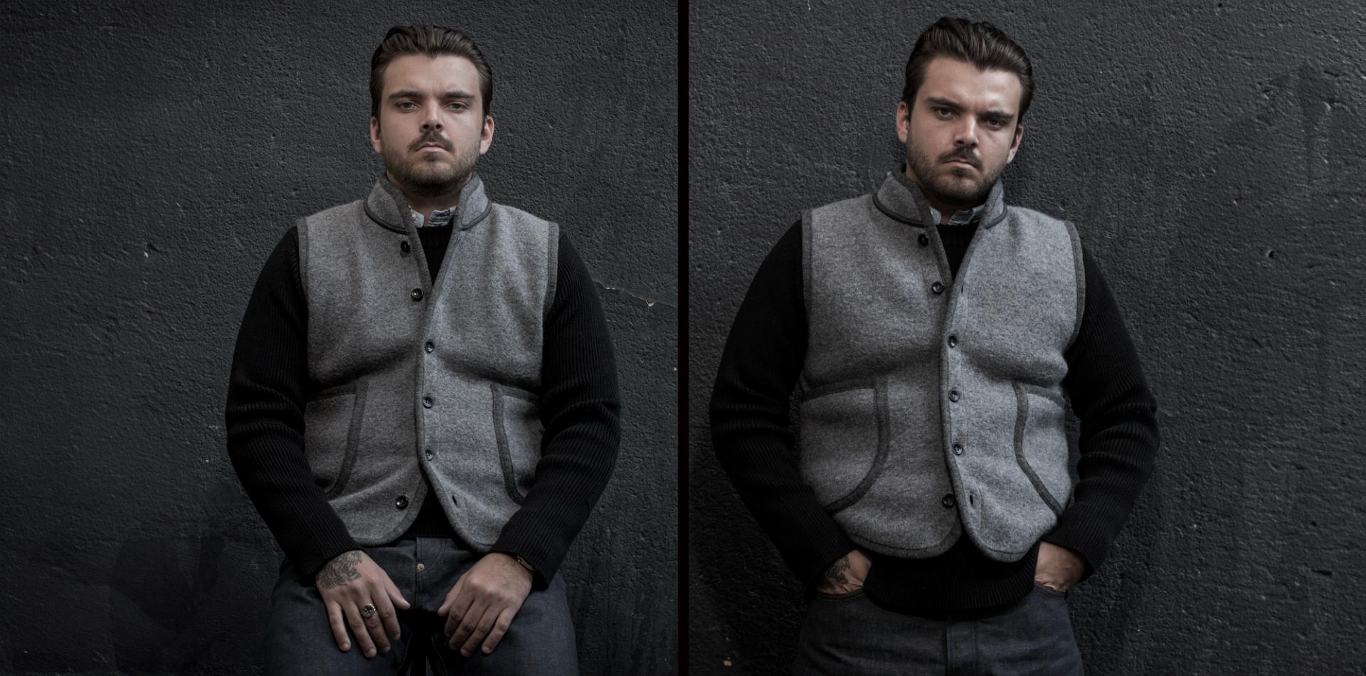 LE GILET "COL OFFICIER"